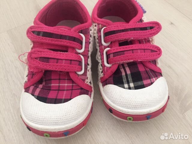 Кеды для девочки EcoTex Zebra 23р