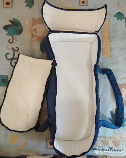 Продам переноску для детей baby tonсиняя