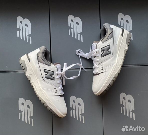 Кроссовки New Balance 550 White Grey 5,5-8,5us