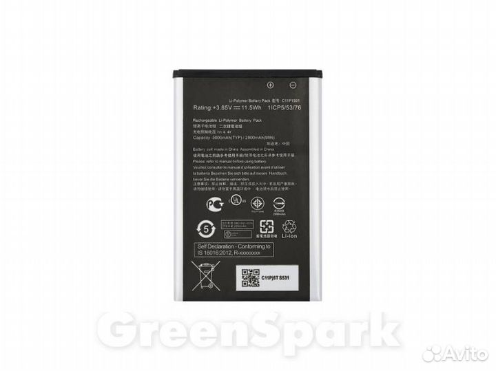 Аккумулятор для Asus Zenfone 2 Laser 5.5,6/ZenFon