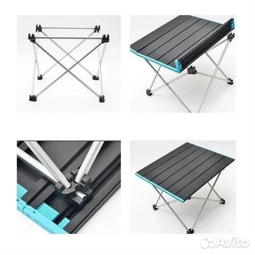Стол складной туристический 68x46x46 см