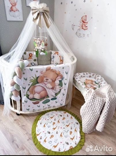 Набор в кроватку для новорожденных