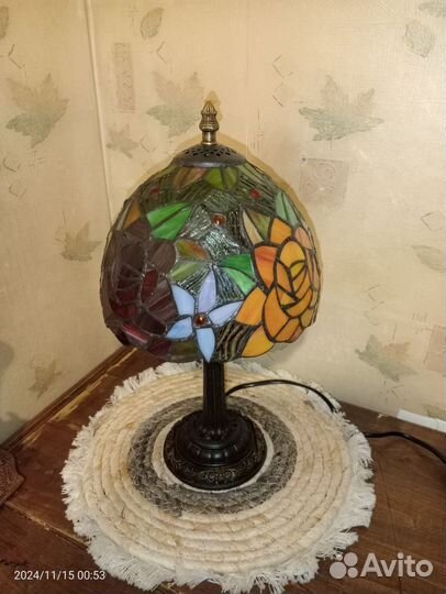 Новая настольная лампа ретро с абажуром 