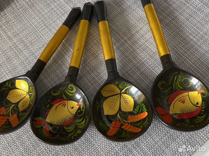 Деревянные ложки хохлома