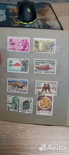 Альбом с почтовыми марками