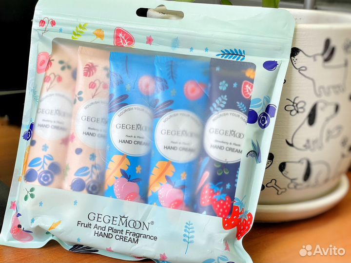 Крем для рук gegemoon набор 5 шт