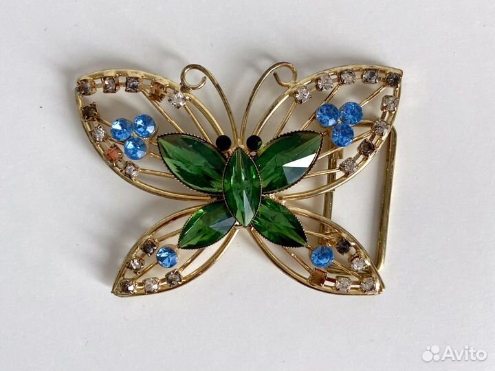 Пряжка для ремня бляшка на ремень со стразами 2 шт