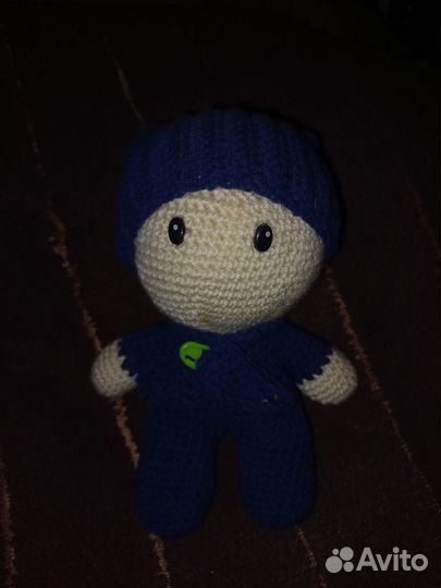 Вязаные игрушки Саша и Маша