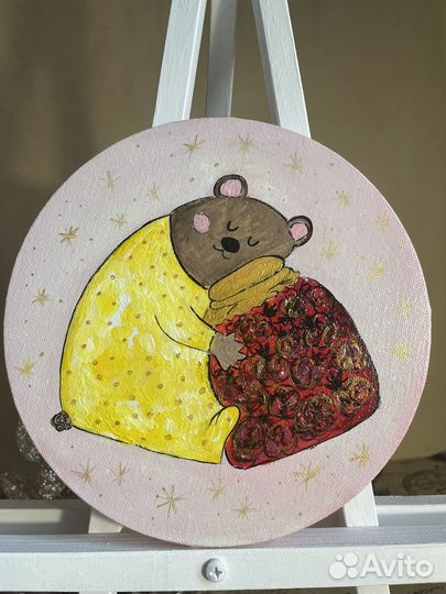 Картина гуашью