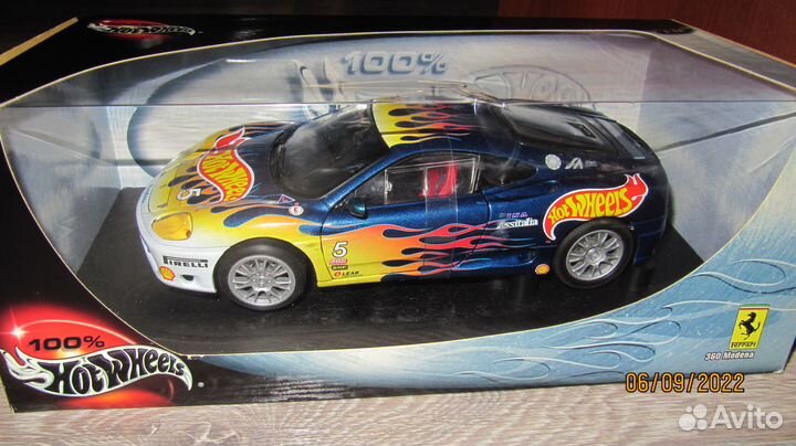 Модель 1/18 Ferrari 360 Modena Hot Wheels