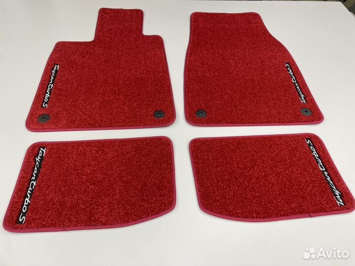 Коврики Porsche Taycan ворсовые