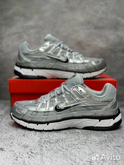 Кроссовки Nike p6000 серые