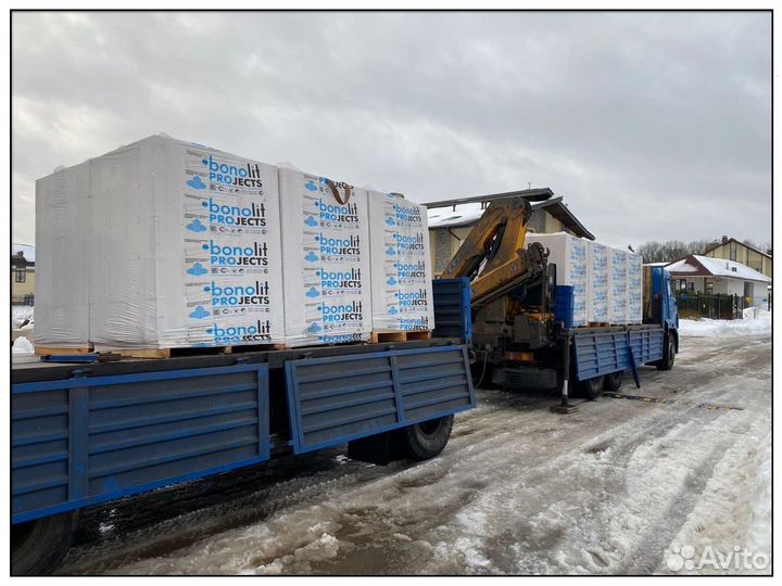 Газобетонные блоки пенобетон Бонолит