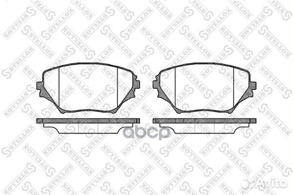 824 000B-SX 813 00224555D2202-01 колодки ди