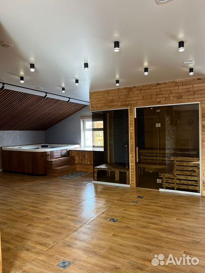 Баня сауна с бассейном