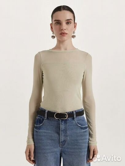 Лонгслив сетка Love republic