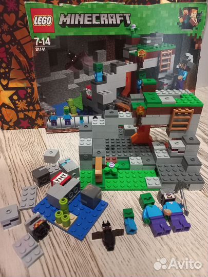 Lego minecraft 21141 Пещера зомби