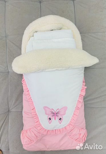 Конверт на выписку и для прогулок зимний