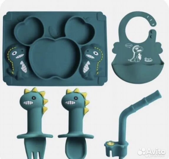 Силиконовая посуда для малышей