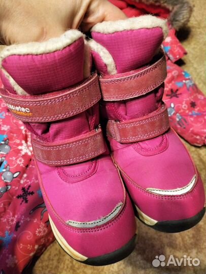 Комбинезон для девочки зимний 98