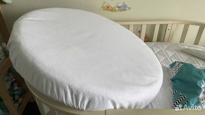 Матрас в круглую кроватку 75 см