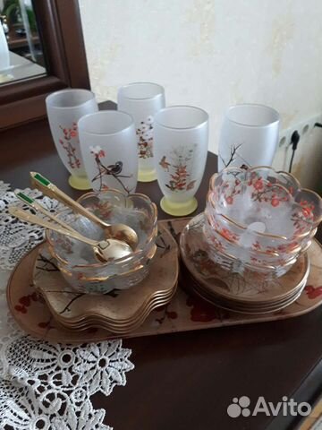 Винтажный набор посуды Япония