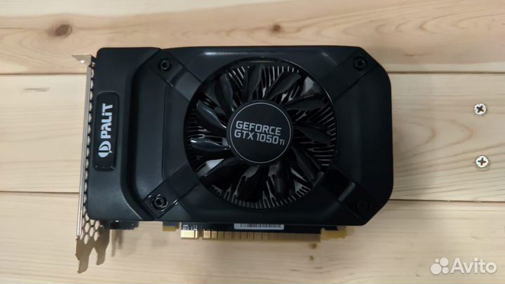 Видеокарта palit geforce gtx 1050ti 4gb stormx