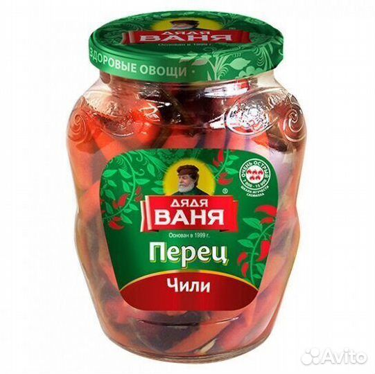 Консерва Перец Дядя Ваня Чили 340г