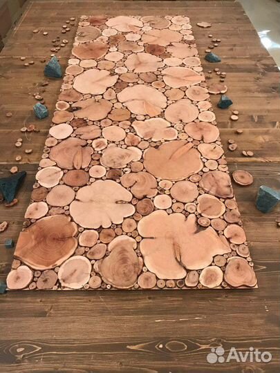 Панно из сибирского можжевельника для бани