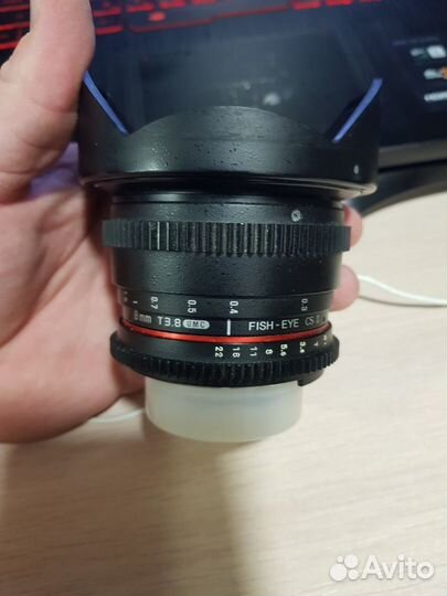 Samyang 8mm T3.8 AS Fish-eye CS II Nikon