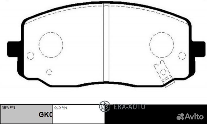 CTR GK0532 Колодки торм. (старый арт. ckkk-26)