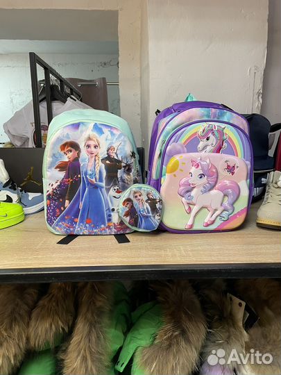 Рюкзак портфель детский Холодное сердце Единорог