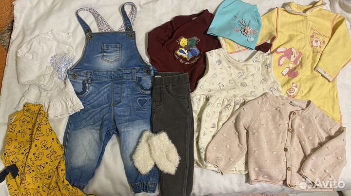 Пакет вещей на девочку 64-74 см