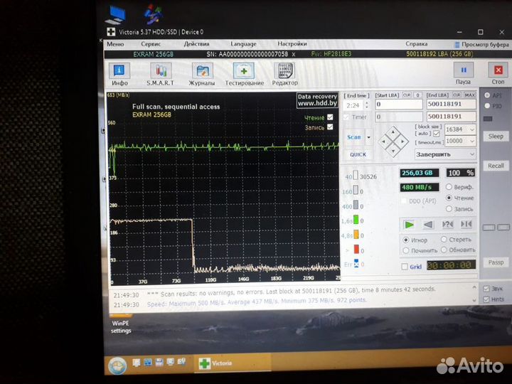SSD msata 128Gb/256Gb/512Gb Новые