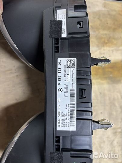 Панель приборов ml350