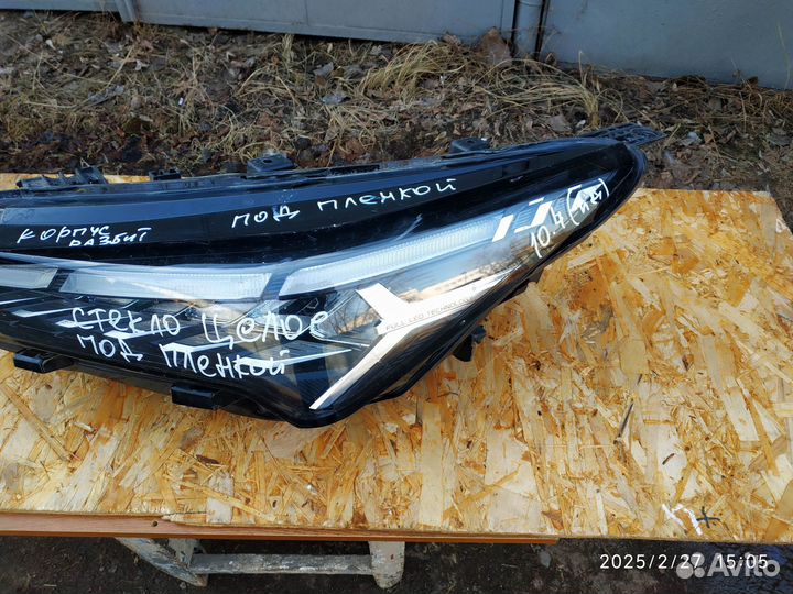 Фара Geely Coolray SX11 2023+ стекло целое