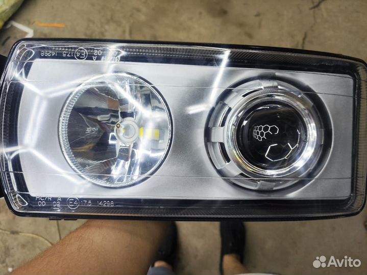 Iveco stralis фара с bi LED линзами