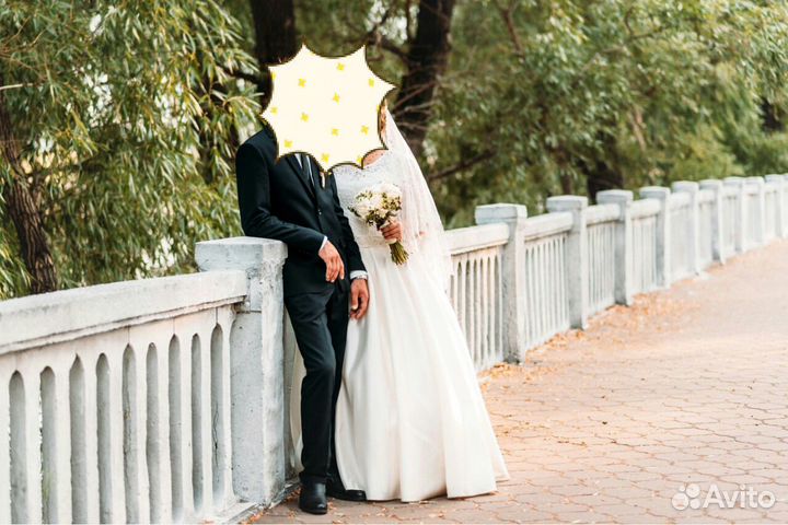 Свадебное платье (54-62размер)