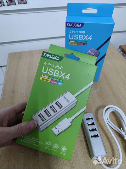 USB HUB 4 гнезда USB 2.0