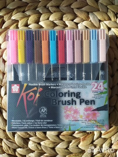 Маркеры sakura koi 24 цвета