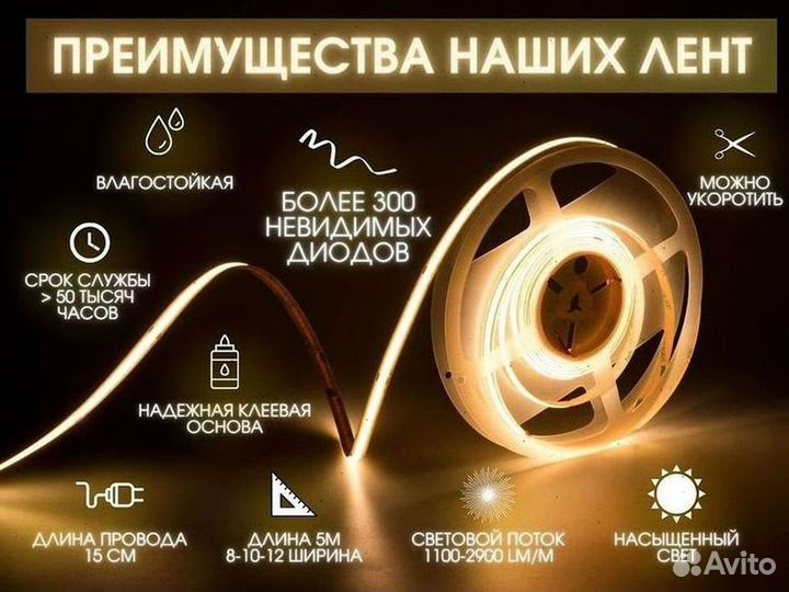 Светодиодная лента LED 480 Диодов