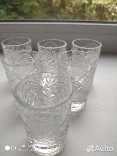 Хрустальные стопки СССР