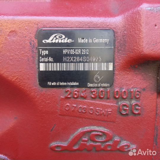 Гидронасос Linde 105