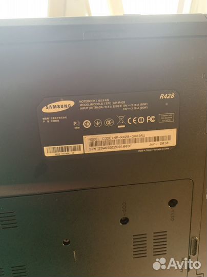 Samsung r428 ноутбук