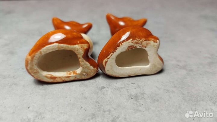 Лиса зик Конаково СССР статуэтки