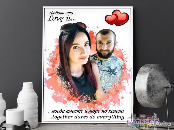 Сочная картина По фото на холсте, кaртины тгн