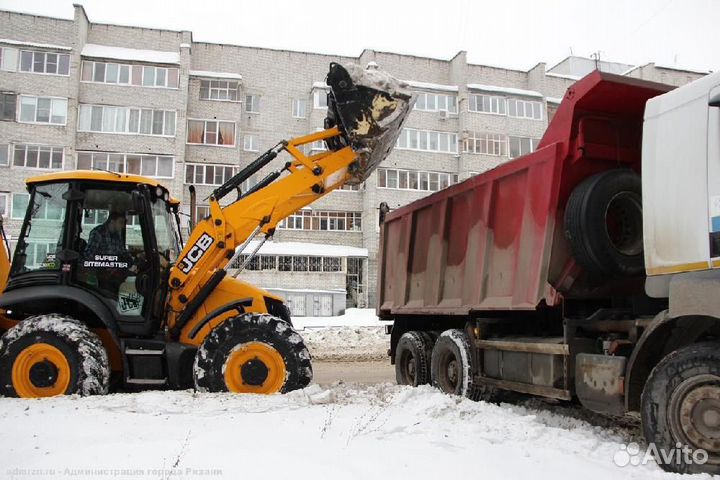 Уборка и вывоз снега Доставка Щебня Сыпучка