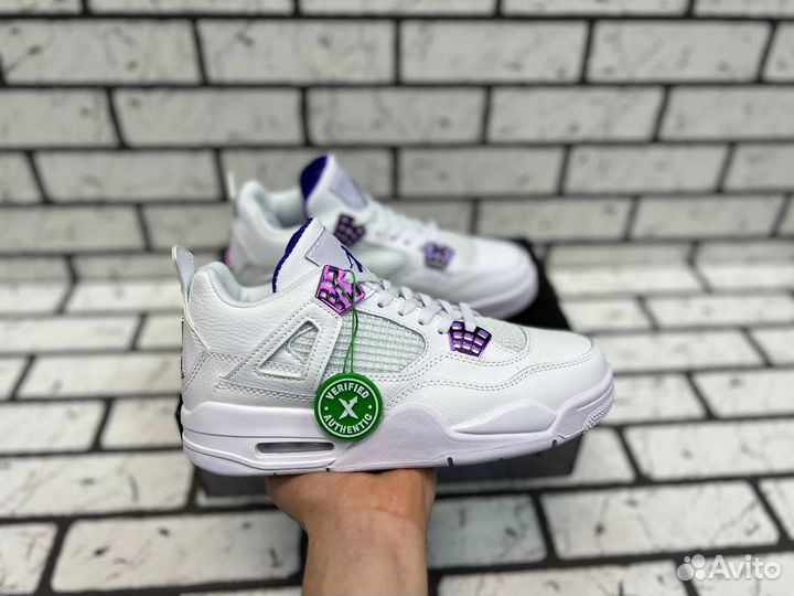 Кроссовки Nike Air Jordan 4 Purple Metallic