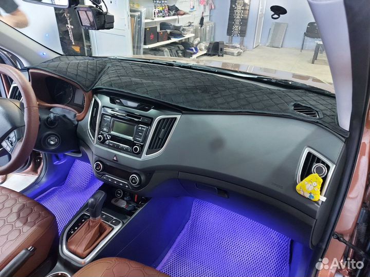 Накидка на панель Hyundai creta 1, 2016-2021