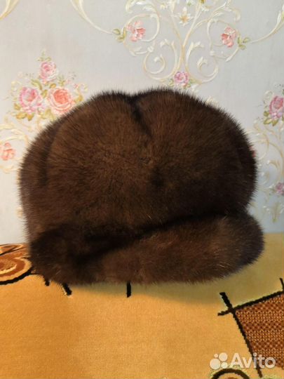 Шапка зимняя норковая женская